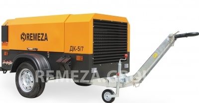 Дизельный компрессор Remeza ДК-5/7ДВТ фото