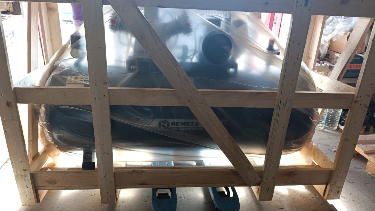 Отгрузка поршневого компрессора Remeza СБ4/Ф-500.LB75 в г. Волгоград